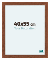 Como MDF Cadre Photo 40x55cm Noyer De Face Mesure | yourdeclineoration.com
