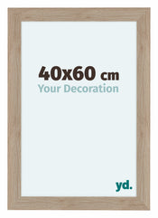 Como MDF Cadre Photo 40x60cm Chene Clair De Face Mesure | yourdeclineoration.com