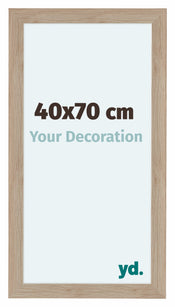 Como MDF Cadre Photo 40x70cm Chene Clair De Face Mesure | yourdeclineoration.com