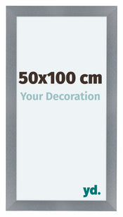 Como MDF Cadre Photo 50x100cm Aluminium Brosse De Face Mesure | yourdeclineoration.com