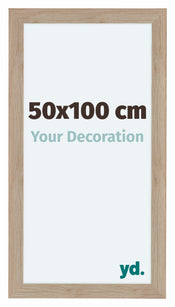 Como MDF Cadre Photo 50x100cm Chene Clair De Face Mesure | yourdeclineoration.com