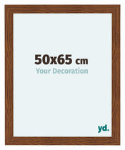 Como MDF Cadre Photo 50x65cm Chene Rustique De Face Mesure | yourdeclineoration.com
