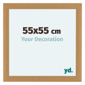 Como MDF Cadre Photo 55x55cm Hetre De Face Mesure | yourdeclineoration.com