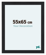 Como MDF Cadre Photo 55x65cm Noir Grain De Bois De Face Mesure | yourdeclineoration.com