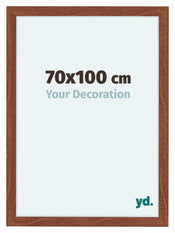 Como MDF Cadre Photo 70x100cm Noyer De Face Mesure | yourdeclineoration.com