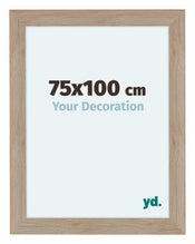 Como MDF Cadre Photo 75x100cm Chene Clair De Face Mesure | yourdeclineoration.com