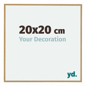 Evry Plastique Cadre Photo 20x20 Hêtre Clairo De Face Mesure | yourdeclineoration.com