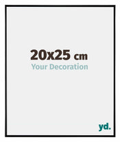Evry Plastique Cadre Photo 20x25cm Noir Tres Brillant De Face Mesure | yourdeclineoration.com