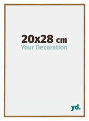 Evry Plastique Cadre Photo 20x28cm Hêtre Clairo De Face Mesure | yourdeclineoration.com
