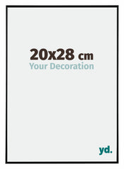 Evry Plastique Cadre Photo 20x28cm Noir Tres Brillant De Face Mesure | yourdeclineoration.com