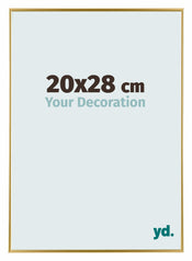 Evry Plastique Cadre Photo 20x28cm Or De Face Mesure | yourdeclineoration.com