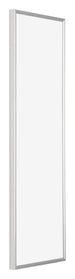 Evry Plastique Cadre Photo 20x60cm Argent De Face Oblique | yourdeclineoration.com