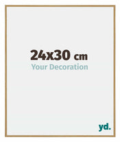 Evry Plastique Cadre Photo 24x30cm Hêtre Clairo De Face Mesure | yourdeclineoration.com