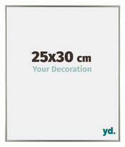 Evry Plastique Cadre Photo 25x30cm Champagne De Face Mesure | yourdeclineoration.com