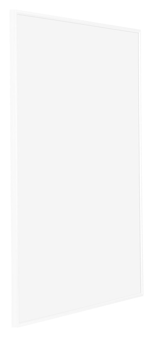 Evry Plastique Cadre Photo 25x35cm Blanc Brillant De Face Oblique | yourdeclineoration.com