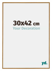 Evry Plastique Cadre Photo 30x42cm Hêtre Clairo De Face Mesure | yourdeclineoration.com
