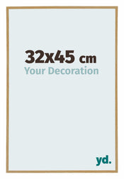 Evry Plastique Cadre Photo 32x45cm Hêtre Clair De Face Mesure | yourdeclineoration.com
