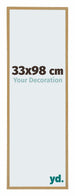 Evry Plastique Cadre Photo 33x98cm Hêtre Clair De Face Mesure | yourdeclineoration.com