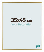 Evry Plastique Cadre Photo 35x45cm Or De Face Mesure | yourdeclineoration.com