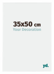 Evry Plastique Cadre Photo 35x50cm Blanc Brillant De Face Mesure | yourdeclineoration.com