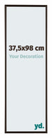 Evry Plastique Cadre Photo 37 5x98cm Anthracite De Face Mesure | yourdeclineoration.com