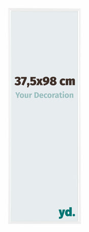 Evry Plastique Cadre Photo 37 5x98cm Blanc Brillant De Face Mesure | yourdeclineoration.com