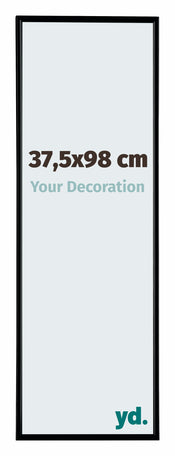 Evry Plastique Cadre Photo 37 5x98cm Noir Mat De Face Mesure | yourdeclineoration.com