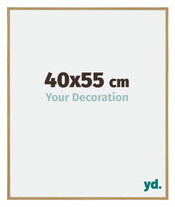 Evry Plastique Cadre Photo 40x55cm Hêtre Clairo De Face Mesure | yourdeclineoration.com