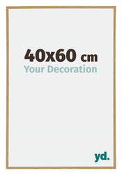 Evry Plastique Cadre Photo 40x60cm Hêtre Clairo De Face Mesure | yourdeclineoration.com