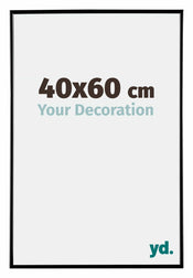 Evry Plastique Cadre Photo 40x60cm Noir Tres Brillant De Face Mesure | yourdeclineoration.com
