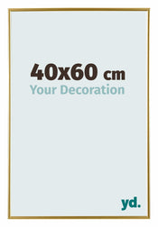 Evry Plastique Cadre Photo 40x60cm Or De Face Mesure | yourdeclineoration.com