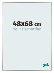 Evry Plastique Cadre Photo 48x68cm Champagne De Face Mesure | yourdeclineoration.com