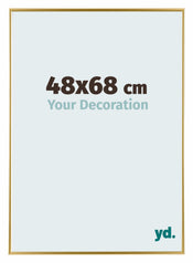 Evry Plastique Cadre Photo 48x68cm Or De Face Mesure | yourdeclineoration.com