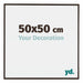 Evry Plastique Cadre Photo 50x50cm Anthracite De Face Mesure | yourdeclineoration.com