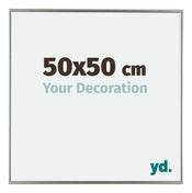Evry Plastique Cadre Photo 50x50cm Champagne De Face Mesure | yourdeclineoration.com