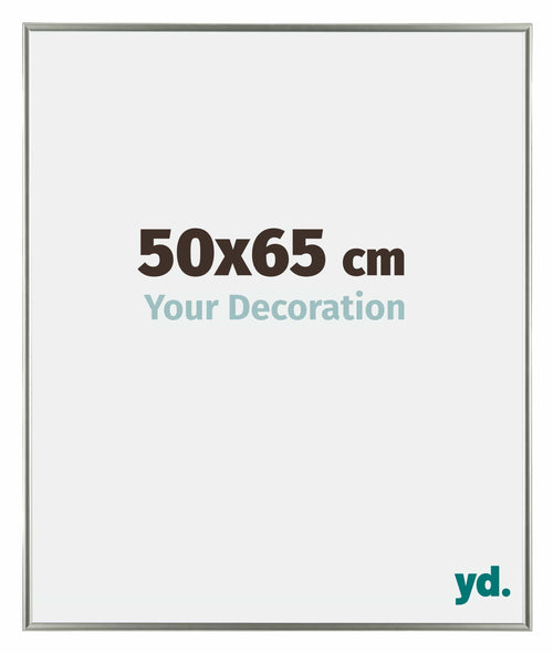 Evry Plastique Cadre Photo 50x65cm Champagne De Face Mesure | yourdeclineoration.com