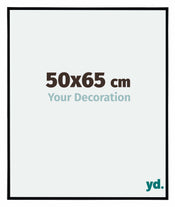 Evry Plastique Cadre Photo 50x65cm Noir Mat De Face Mesure | yourdeclineoration.com