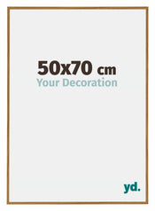 Evry Plastique Cadre Photo 50x70cm Hêtre Clairo De Face Mesure | yourdeclineoration.com