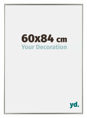Evry Plastique Cadre Photo 60x84cm Champagne De Face Mesure | yourdeclineoration.com