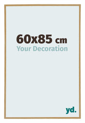 Evry Plastique Cadre Photo 60x85cm Hêtre Clair De Face Mesure | yourdeclineoration.com