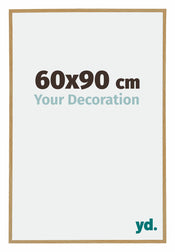 Evry Plastique Cadre Photo 60x90cm Hêtre Clairo De Face Mesure | yourdeclineoration.com
