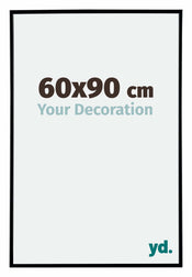 Evry Plastique Cadre Photo 60x90cm Noir Mat De Face Mesure | yourdeclineoration.com