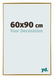 Evry Plastique Cadre Photo 60x90cm Or De Face Mesure | yourdeclineoration.com
