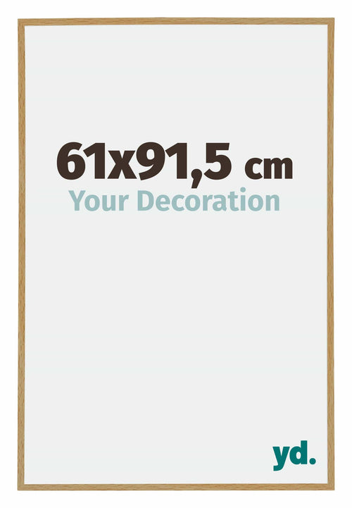Evry Plastique Cadre Photo 61x91 5cm Hêtre Clairo De Face Mesure | yourdeclineoration.com