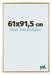 Evry Plastique Cadre Photo 61x91 5cm Or De Face Mesure | yourdeclineoration.com