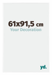 Evry Plastique Cadre Photo 61x91,5cm Blanc Brillant De Face Mesure | yourdeclineoration.com