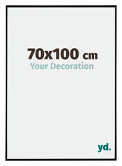 Evry Plastique Cadre Photo 70x100cm Noir Tres Brillant De Face Mesure | yourdeclineoration.com