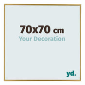 Evry Plastique Cadre Photo 70x70cm Or De Face Mesure | yourdeclineoration.com
