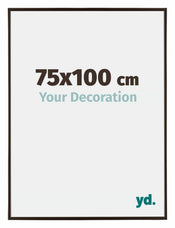Evry Plastique Cadre Photo 75x100cm Anthracite De Face Mesure | yourdeclineoration.com