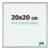 Kent Aluminium Cadre Photo 20x20cm Platine De Face Mesure | yourdeclineoration.com